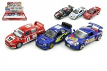 Auto Kinsmart Street Fighter kov/plast 13cm na zpětné natažení 6 druhů 12ks v boxu