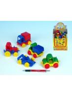 Auto Kid Cars mini plast 10cm 10 druhů 54ks v boxu Wader