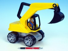 Auto Truxx bagr s figurkou plast 44cm 24m+