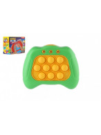 Bubble pops Praskající bubliny silikon postřehová hra na baterie se světlem,zvukem v krabici 13x10,5