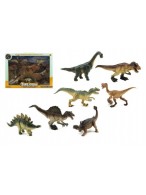 Dinosaurus plast 8ks v krabici 46x34x7cm