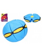 Flat Ball - Hoď disk, chyť míč! plast 22cm 2 barvy na kartě 22x27x5,5cm