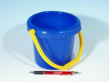Kbelík plast průměr 16cm výška 14cm 4 barvy 12m+