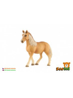Kůň domácí palomino zooted plast 13cm v sáčku