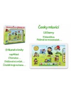 Mravenečkův tablet plast 30x20x2cm na baterie se zvukem v krabici 38x28x4,5cm