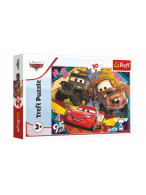 Puzzle Cars 3/Rychlá auta 27x20cm 30 dílků v krabičce 21x14x4cm