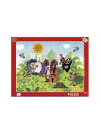 Puzzle deskové Krtek a kapela 29x37cm 40 dílků ve fólii
