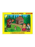 Puzzle deskové O Perníkové Chaloupce 26x17cm 24 dílků Moje první pohádky