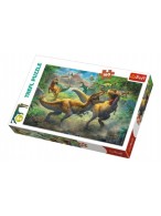 Puzzle Dinosauři/Tyranosaurus 41x27,5cm 160 dílků v krabici 29x19x4cm