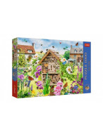 Puzzle Premium Plus - Čajový čas: Domeček pro včelky 1000 dílků 68,3x48cm v krabici 40x27x6cm
