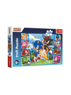 Puzzle Seznamte se se Sonicem/Sonic the Hedgehog 100 dílků 41x27,5cm v krabici 29x19x4cm