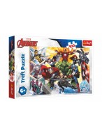 Puzzle Síla Avengers/Disney Marvel The Avengers 100 dílků 41x27,5cm v krabici 29x19x4cm