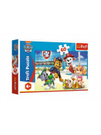 Puzzle Ve světě štěňat Tlapková patrola/Paw patrol  33x22cm 60 dílků v krabici 21x14x4cm