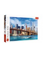 Puzzle Výhled na New York 500 dílků 58x34cm v krabici 40x26,5x4,5cm