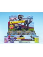 Sliz - hmota 80g dinosaurus 6cm 6 barev 24ks v boxu