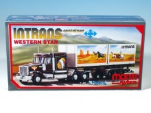 Stavebnice Monti System MS 25 Intrans Container Western star 1:48 v krabici 31,5x16,5x7,5cm