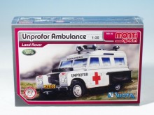 Stavebnice Monti System MS 35 Unprofor Ambulance Land Rover 1:35 v krabici 22x15x6cm