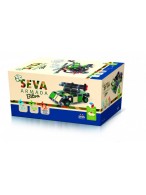 Stavebnice SEVA ARMÁDA Bitva plast 958ks v krabici 27x38x18cm