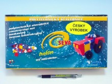 Stavebnice SEVA KLASIK Nejmenší plast 115ks v krabici 31,5x16,5x7,5cm