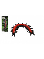 Stonožka natahovací lezoucí po skle plast 22cm na kartě 11,5x28,5cm