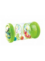 Válec edukační dětský nafukovací PVC 20,3x43,2cm + míčky 3ks v krabici 29x24x6cm 6m+